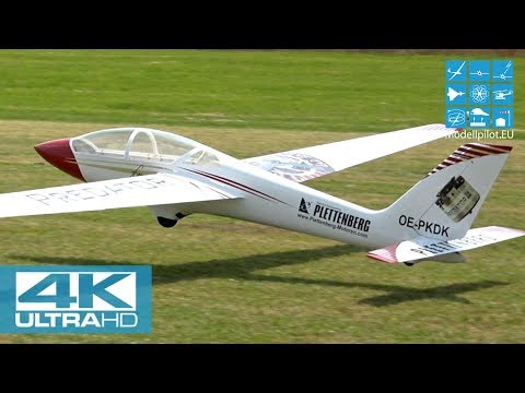 ACRO TEAM PLETTENBERG MDM FOX 1:2,25 RC GLIDER FLIEGERLAND & PZL WILGA 1:3 FRISCH MODELLBAU [4K]