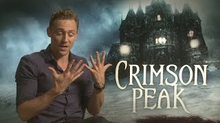 Tom Hiddleston talks about his 'big hands' in Crimson Peak interview video