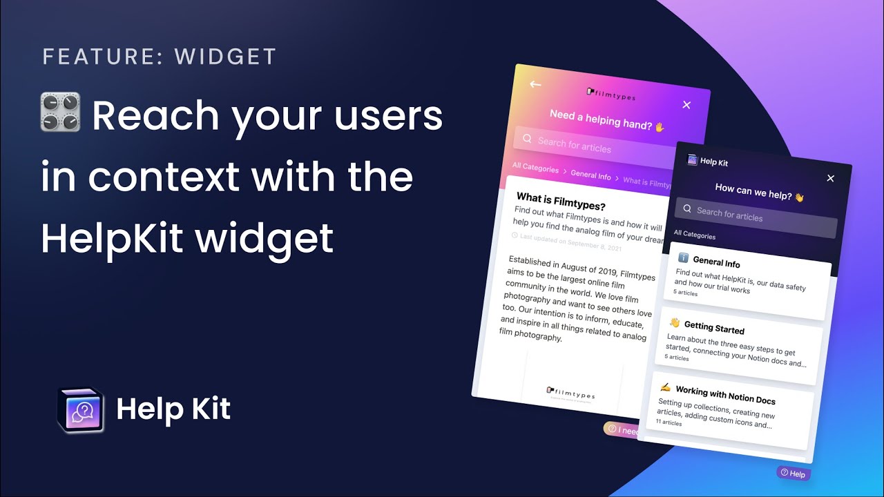 HelpKit: Embed your help center widget on your own website