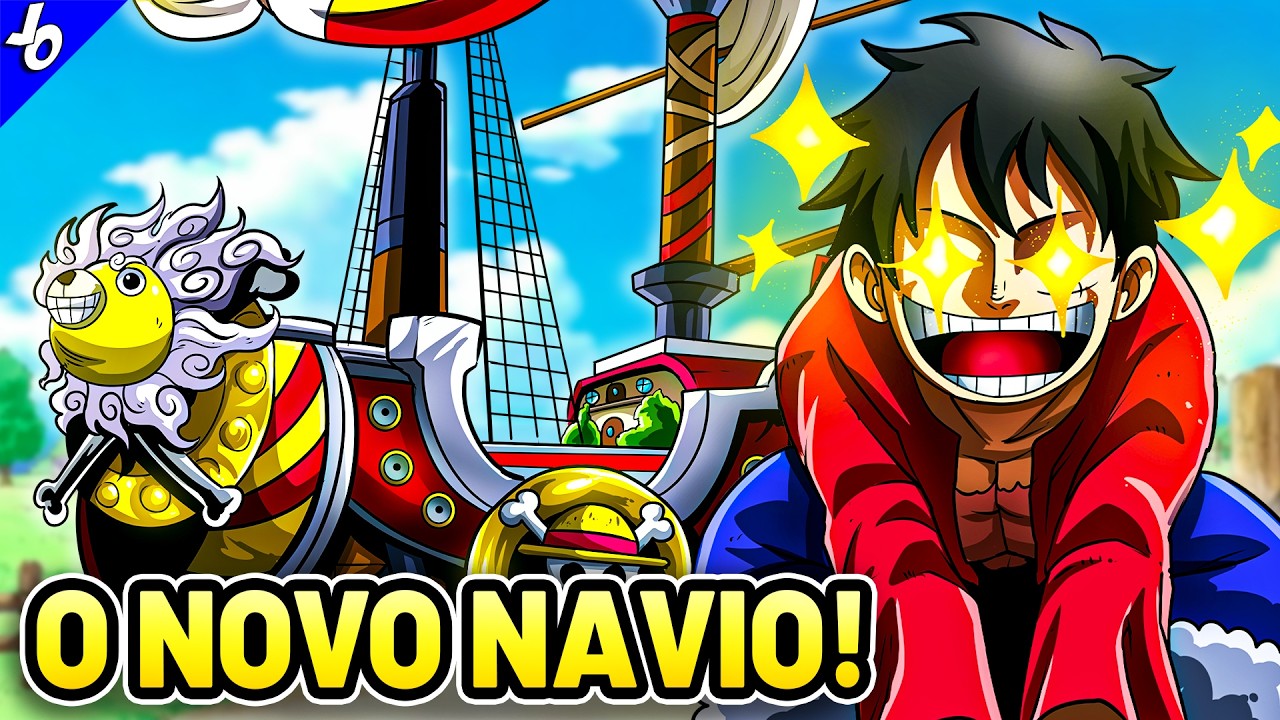 O NOVO NAVIO DOS CHAPÉUS DE PALHA EM ELBAPH - A EVOLUÇÃO DO THOUSAND SUNNY PARA PLUTON | ONE PIECE