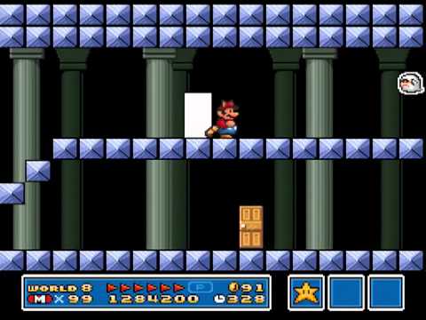 Super Mario Bros. 3 SNES: World 8-Fortress