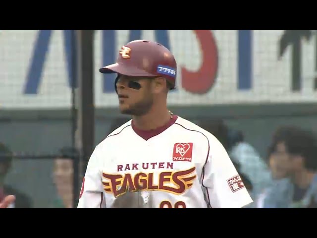 【4回裏】イーグルス・ペレス レフトへ運んだ執念の勝ち越し打!! 2016/9/11 E-F