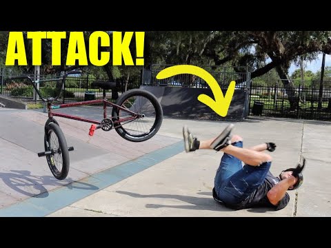 MY BIKE ATTACKED ME!