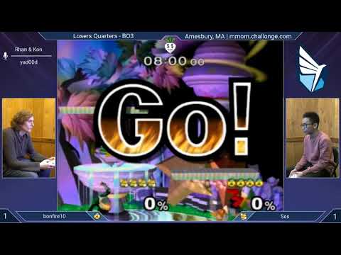 MMOM147 SSBM - bonfire10 (Sheik) vs. Ses (Fox) - Melee LQF
