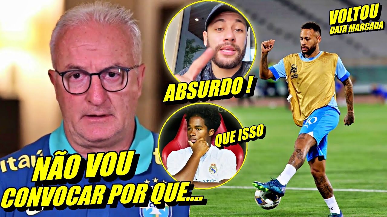 TÁ FORA !! CONVOCACÃO CANCELADA NA SELEÇÃO ! NEYMAR VOLTA E MARCA RETORNO | ENDRICK TITULAR ? E MAIS