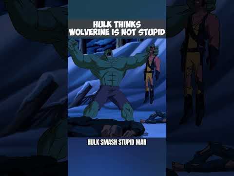 Hulk Thinks Wolverine Is Not Stupid 😂