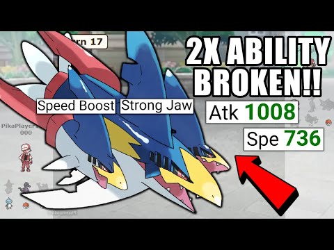 SPEED BOOST STRONG JAW MEGA SHARPEDO IS BROKEN! POKEMON SCARLET AND VIOLET | POKEMON SHOWDOWN