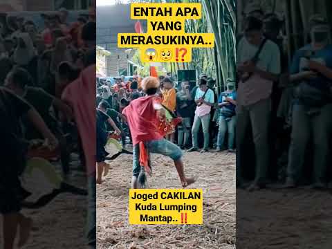 ENTAH APA YANG MERASUKINYA...⁉️ Joget Cakilan Kuda Lumping Mantap..‼️#shorts #youtubeshorts