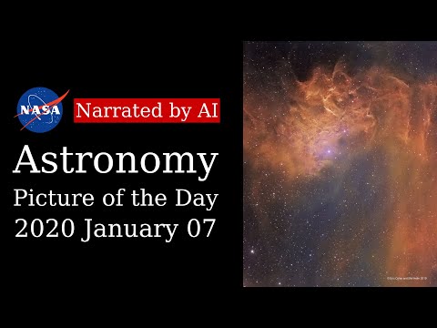 APOD: 2020-01-07 - IC 405: The Flaming Star Nebula (Narrated by Amy)