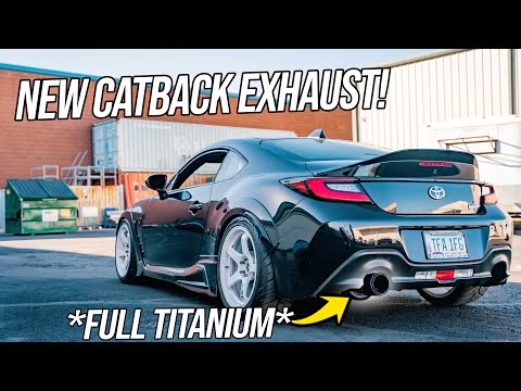 TESTING NEW FULL TITANIUM CATBACK EXHAUST!!! | 2022 BRZ/GR86/GT86 |