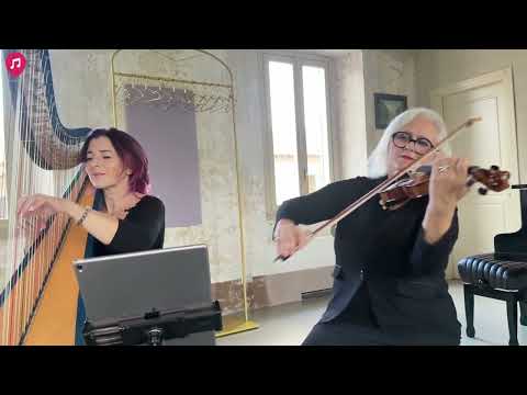 Harp & Violin Duo for weddings & events in Milan, Italy - The Milan Harpist