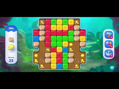 FISHDOM BLAST LEVEL 104 ~ No boosters