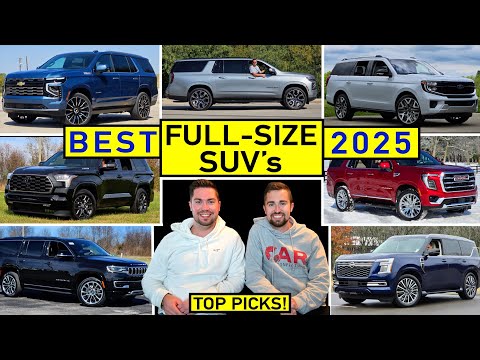 BEST Full-Size SUVs for 2025 -- Our TOP PICKS After Reviewing ALL of Them!