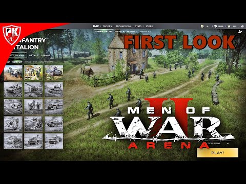 Men Of War 2: Arena | First Look, Interface, Units