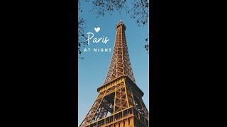 Paris at night | Eiffel Tower #travel #shorts