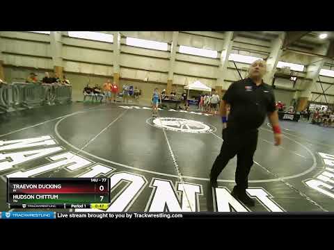 77 Lbs Champ. Round 1 - Traevon Ducking, IN Vs Hudson Chittum, TN 2ee6