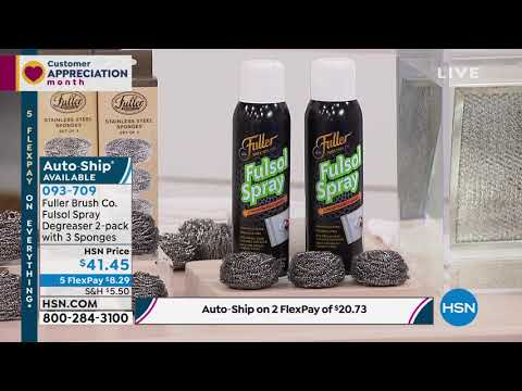 Fuller Brush Co. Fulsol Spray Degreaser 2pack with 3 Spo...