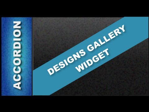 Web Design Tutorials for Xara Web Designer 7 Premium - Accordion Widget Lesson 38