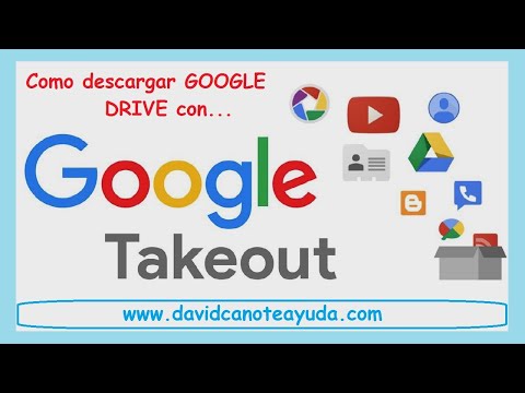 Descargar tus archivos de Google Drive usando Google Takeout