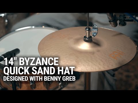 Meinl PA14QSH Pure Alloy Sand Hat 14" Benny Greb Signature - HiHat image 11