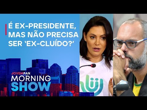 “Afirmação ABSURDA!”; Michelle Bolsonaro REBATE Allan dos Santos sobre VISITAS a Bolsonaro