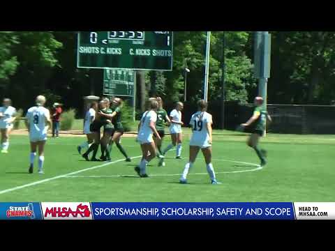 Williamston vs. Unity Christian - Division 3 Girls Soccer Final | 6/18/22
