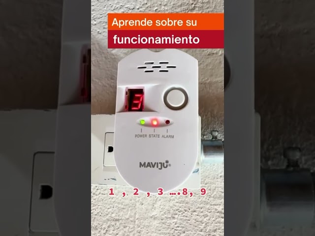 Vídeo relacionado con D MODUN - Detector de Gas, Fugas de Gas Natural/LPG/gas de Carbón, Monitor de Metano Propano Butano, Advertencia de luz Estroboscópica 100dB, Alarma de gas enchufable adecuado para Cocina, RV, Garaje