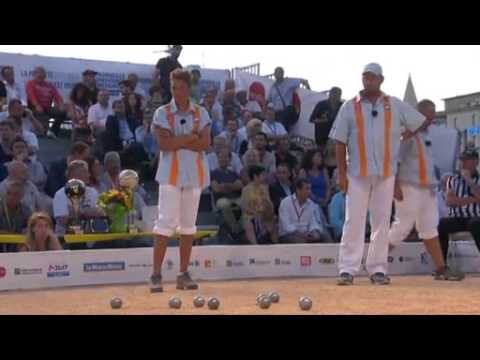 La finale hommes du Mondial à pétanque 2015: Puccinelli vs Lellouche
