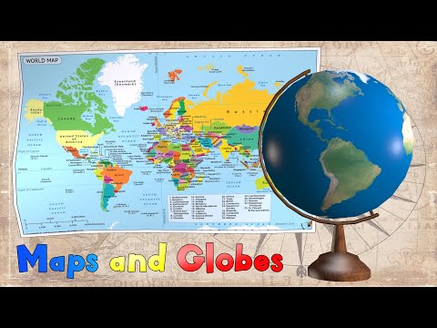 Maps and Globes for Kids | Noodle Kidz Educational Video