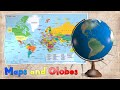 Maps and Globes for Kids | Noodle Kidz Educational Video