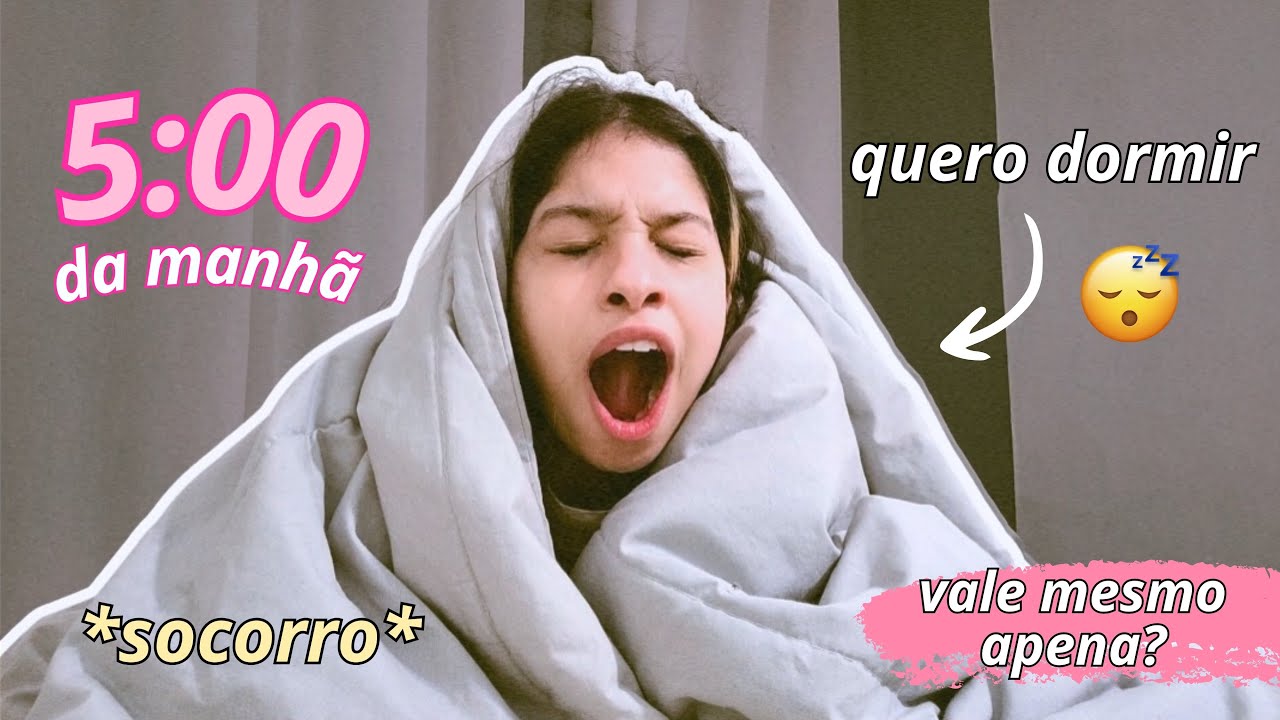 Acordando às 5h da MANHÃ por UMA SEMANA | *vale mesmo apena?*