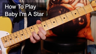 &#39;Baby I&#39;m a Star&#39; Prince Guitar Lesson