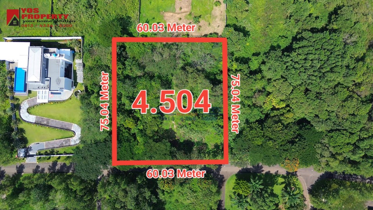 Kavling Northridge || Luas 4.504 || SHGB || 6,5 Jt/m || View Perbukitan ||  Kavling Sentul City