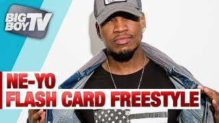 Ne-Yo &amp; Big Boy Go Back And Forth in Flash Card Freestyle