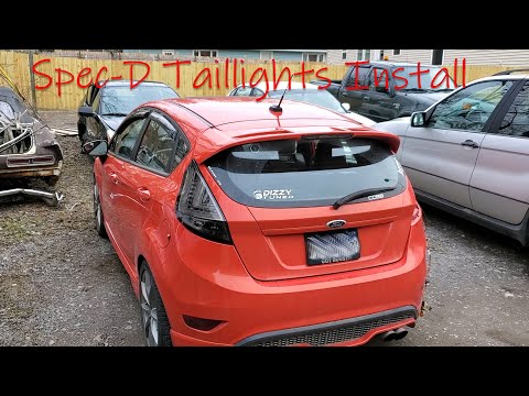 Installing Spec-D LED Taillights on a Fiesta ST (Taillight Swap!)