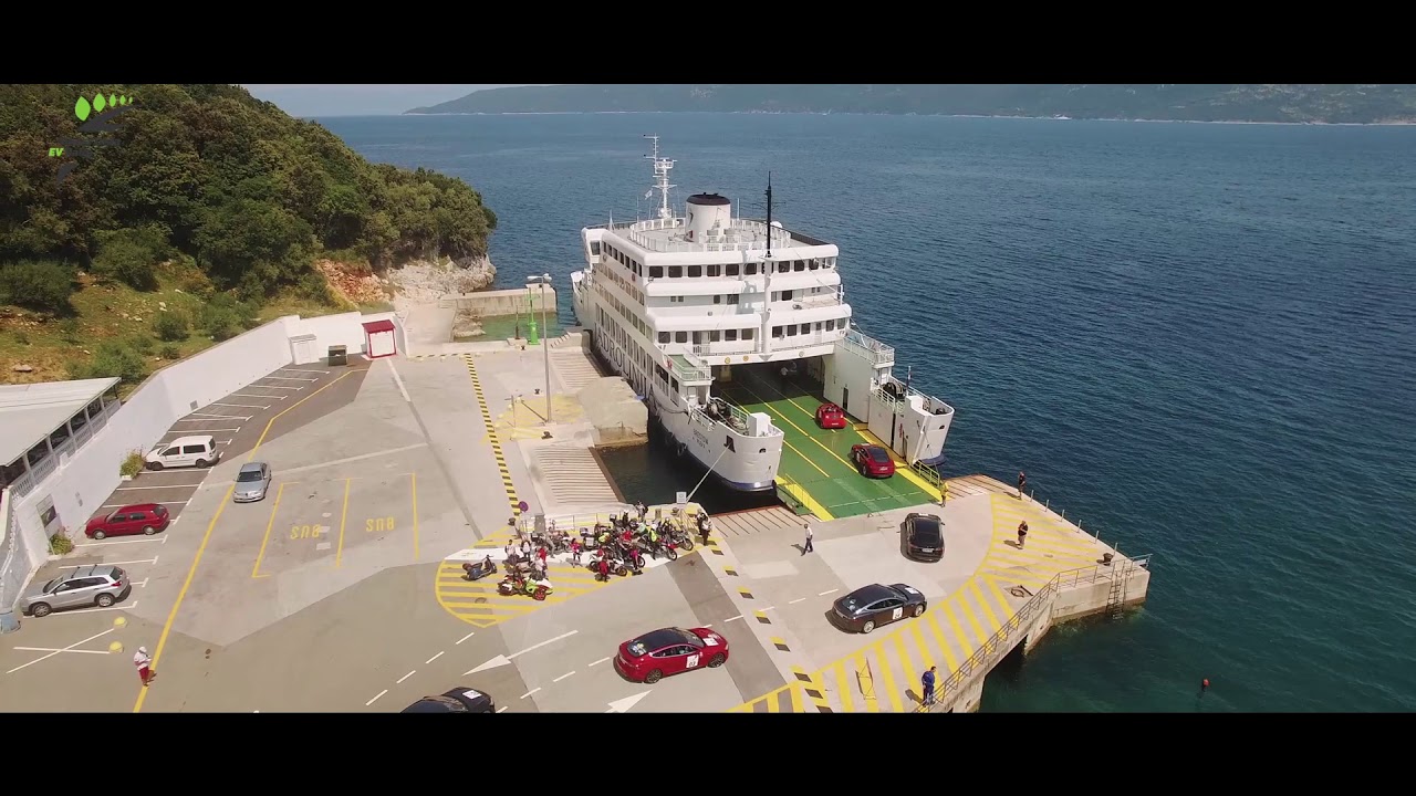 The biggest Tesla cars rally in the world! Nikola Tesla EV Rally  drone video