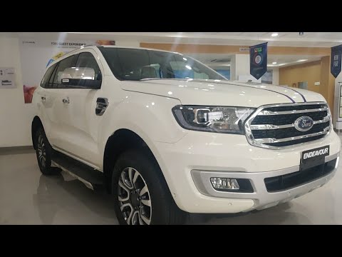 2020 Ford Endeavour Diamond White and Diffused Silver Colour - Walkaround Video !!