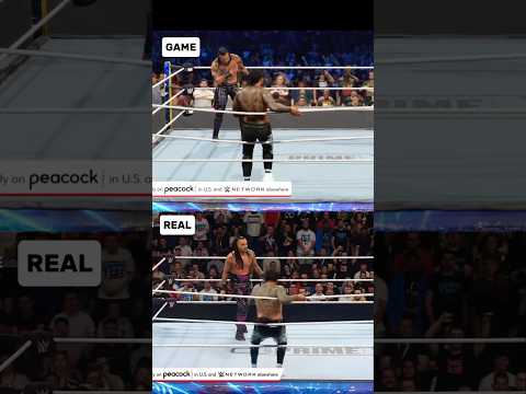 WWE 2K25 REAL VS GAME