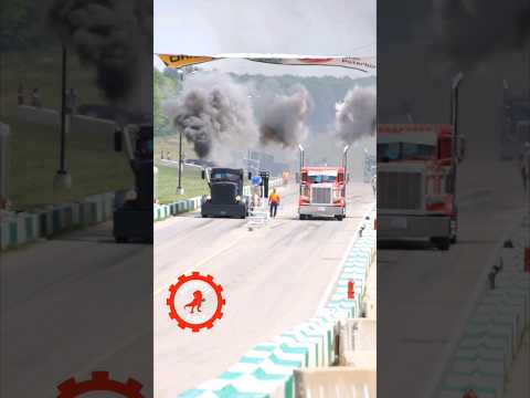 Travis Van Kessel vs Chops Hernandez A Class Bobtail UNC's Semi Stampede #fyp #race #diesel