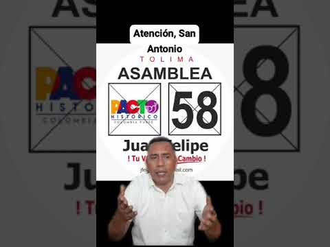 5 mil habitantes de San Antonio votan Asamblea Pacto Histórico 58 #tolima