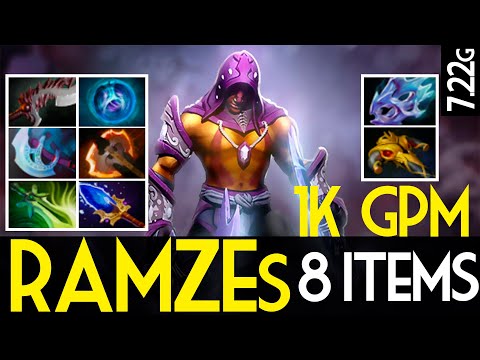 RAMZEs [ANTI MAGE] in Mode UNSTOPPABLE - FINAL COMEBACK - 8 ITEMS 1000 GPM - Dota 2 GamePlay 7.22g