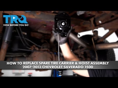 How to Replace Spare Tire Carrier & Hoist Assembly 2007-2013 Chevrolet Silverado 1500