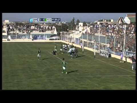 Palo a palo en Madryn. Guillermo Brown 1 - Ferro 1. Fecha 4. Primera B Nacional. FPT.
