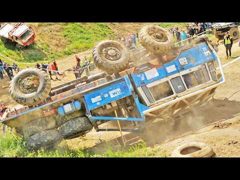 ŠÍLENÁ NEHODA TATRY na Truck Trialu Mohelnice 2025 | Tým 470 se převrátil!