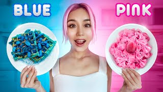 Eating only ONE COLOR FOOD for 24 hours!