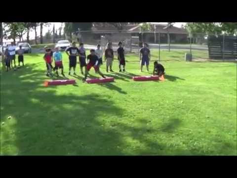 2016 McFarland CA Youth Football Conditioning 05.19.2016