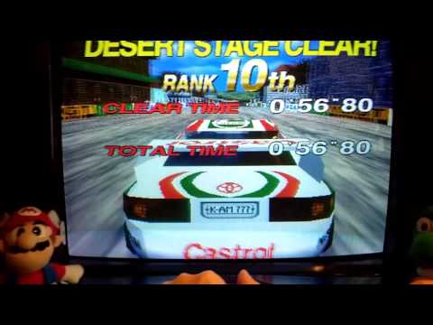 Sega rally 3d racing simulator by Sega with force feedback
