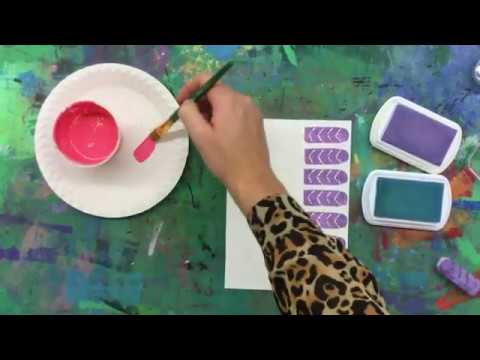 Part of a video titled Little Lesson: DIY Stamps - YouTube