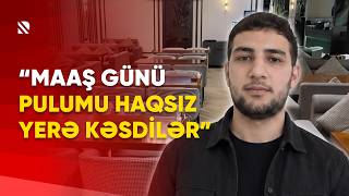 Çəkiliş zamanı restoran işçinin maaşını yerindəcə ödədi - Real TV