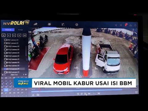 POLSEK CIPUTAT TIMUR SELIDIKI MOBIL KABUR USAI ISI BAHAN BAKAR